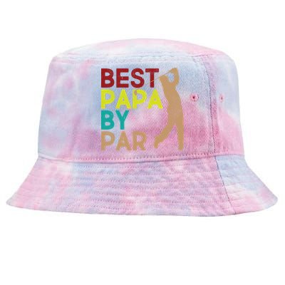 Best Papa By Par Tie-Dyed Bucket Hat