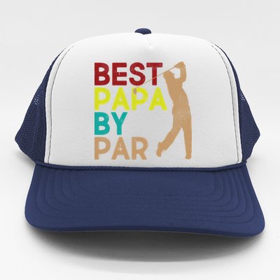 Best Papa By Par Trucker Hat