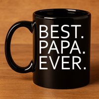 Best Papa Ever 11oz C Handle Ceramic Mug