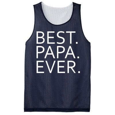 Best Papa Ever Mesh Reversible Basketball Jersey Tank