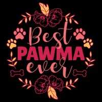 Best Pawma Ever Grandma Zip Tote Bag