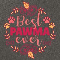 Best Pawma Ever Grandma Cotton Canvas Backpack