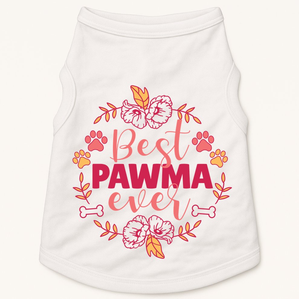 Best Pawma Ever Grandma Doggie Tank