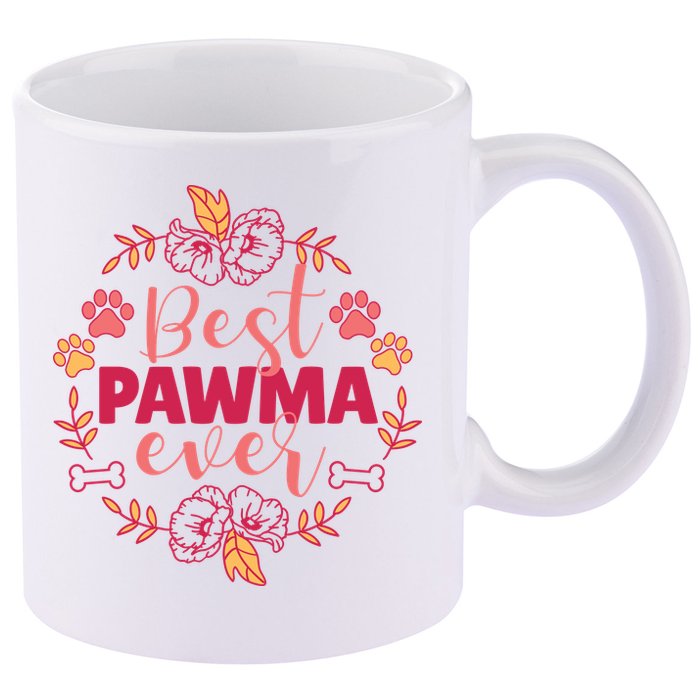 Best Pawma Ever Grandma 11oz C Handle Ceramic Mug