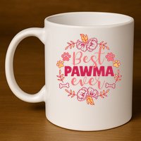 Best Pawma Ever Grandma 11oz C Handle Ceramic Mug