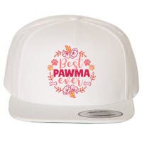 Best Pawma Ever Grandma Wool Snapback Cap