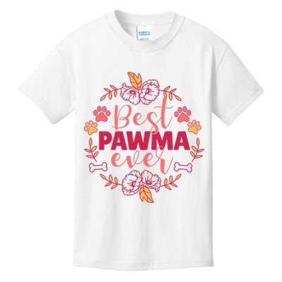 Best Pawma Ever Grandma Kids T-Shirt