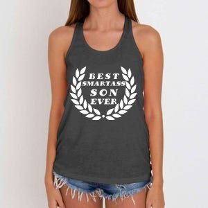 Best Smartass Son Ever Women's Knotted Racerback Tank