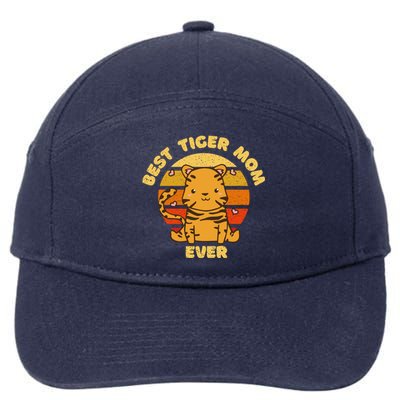 Best Tiger Mom Ever 7-Panel Snapback Hat