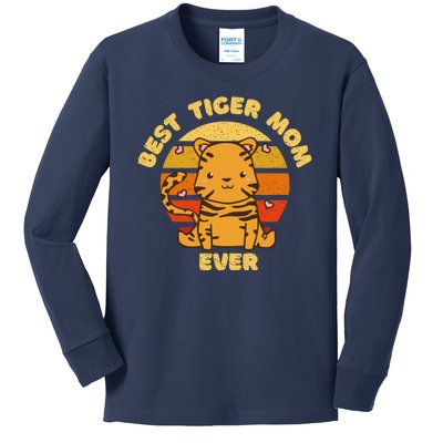 Best Tiger Mom Ever Kids Long Sleeve Shirt