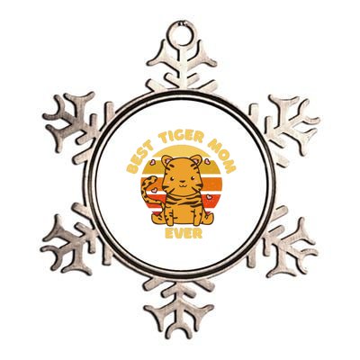 Best Tiger Mom Ever Metallic Star Ornament