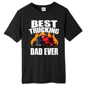 Best Trucking Dad Ever Tall Fusion ChromaSoft Performance T-Shirt