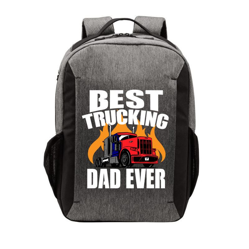 Best Trucking Dad Ever Vector Backpack