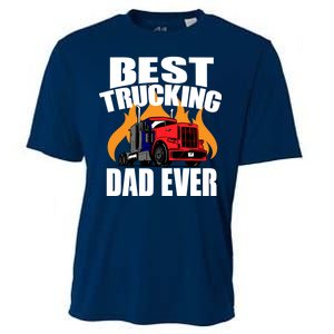 Best Trucking Dad Ever Cooling Performance Crew T-Shirt