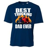 Best Trucking Dad Ever Cooling Performance Crew T-Shirt