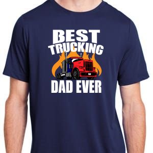 Best Trucking Dad Ever Adult ChromaSoft Performance T-Shirt