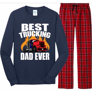 Best Trucking Dad Ever Long Sleeve Pajama Set