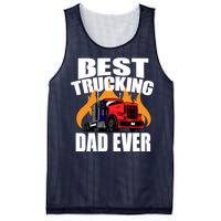 Best Trucking Dad Ever Mesh Reversible Basketball Jersey Tank