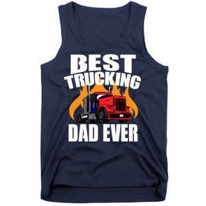 Best Trucking Dad Ever Tank Top