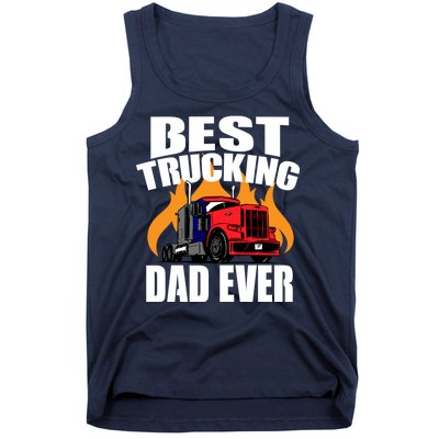 Best Trucking Dad Ever Tank Top