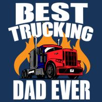 Best Trucking Dad Ever Kids T-Shirt