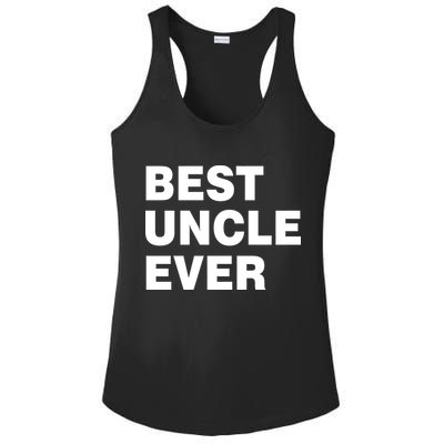 Best Uncle Ever Ladies PosiCharge Competitor Racerback Tank