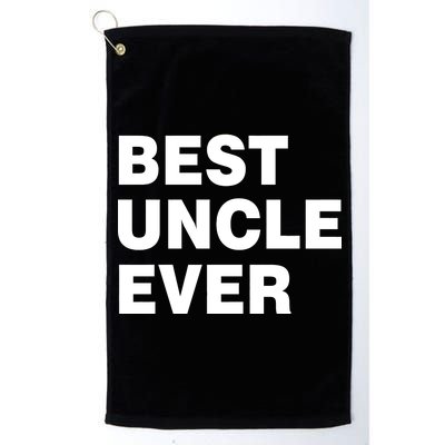 Best Uncle Ever Platinum Collection Golf Towel