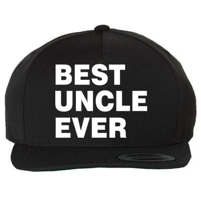 Best Uncle Ever Wool Snapback Cap