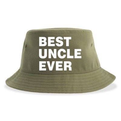 Best Uncle Ever Sustainable Bucket Hat