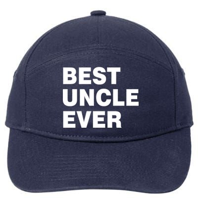 Best Uncle Ever 7-Panel Snapback Hat