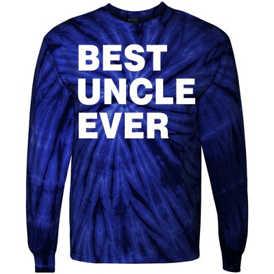 Best Uncle Ever Tie-Dye Long Sleeve Shirt