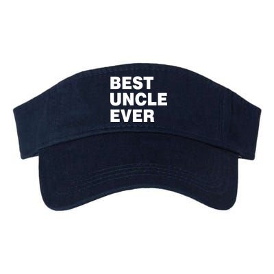 Best Uncle Ever Valucap Bio-Washed Visor