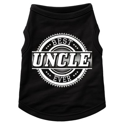 Best Uncle Ever Badge Doggie Tank