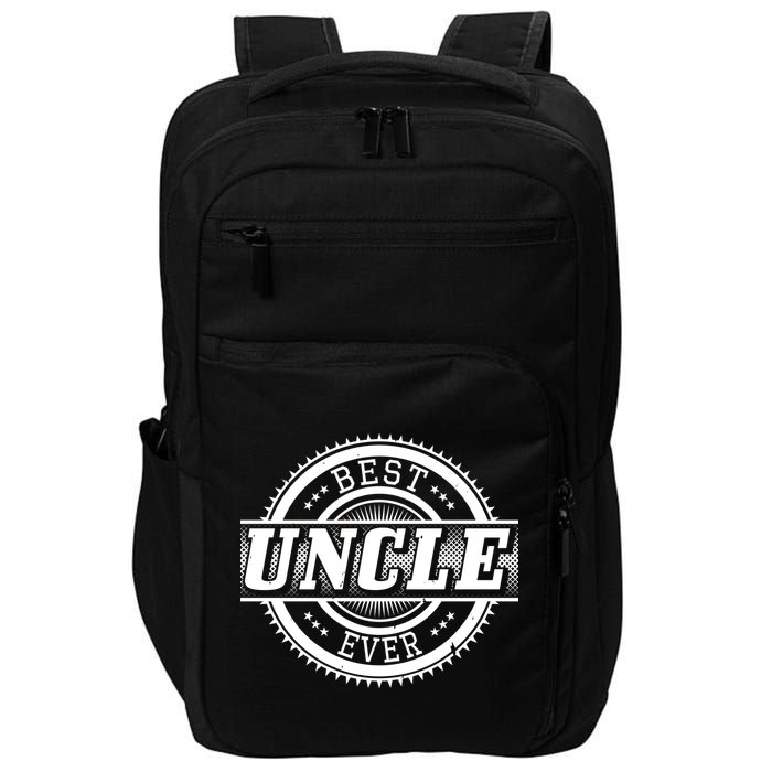 Best Uncle Ever Badge Impact Tech Backpack