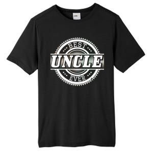 Best Uncle Ever Badge Tall Fusion ChromaSoft Performance T-Shirt