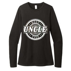 Best Uncle Ever Badge Womens CVC Long Sleeve Shirt