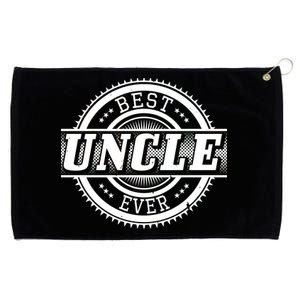 Best Uncle Ever Badge Grommeted Golf Towel