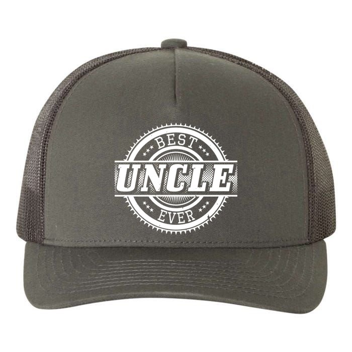 Best Uncle Ever Badge Yupoong Adult 5-Panel Trucker Hat