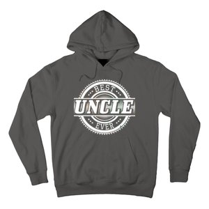 Best Uncle Ever Badge Hoodie