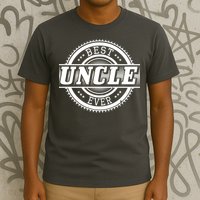 Best Uncle Ever Badge T-Shirt