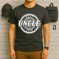 Best Uncle Ever Badge T-Shirt
