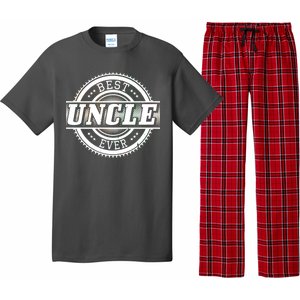 Best Uncle Ever Badge Pajama Set