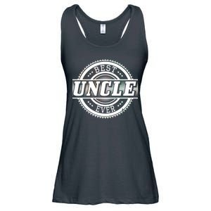 Best Uncle Ever Badge Ladies Essential Flowy Tank