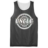 Best Uncle Ever Badge Mesh Reversible Basketball Jersey Tank