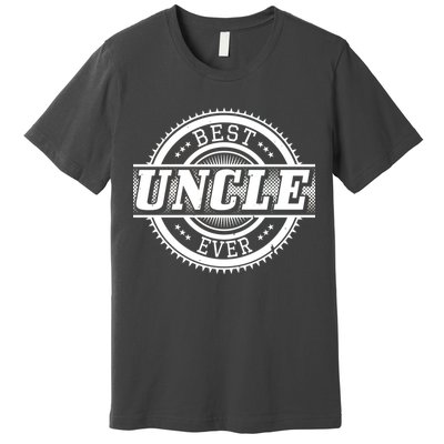 Best Uncle Ever Badge Premium T-Shirt