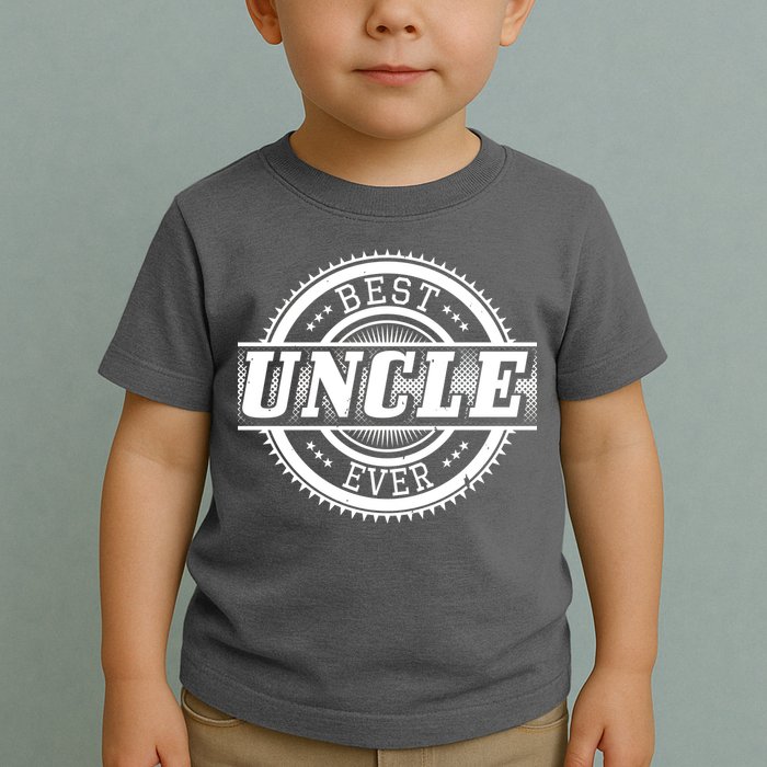 Best Uncle Ever Badge Toddler T-Shirt