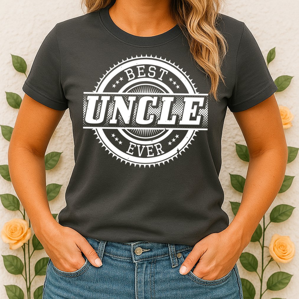 Best Uncle Ever Badge Womens T-Shirt