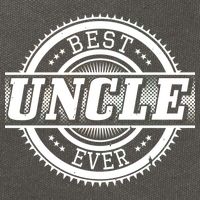 Best Uncle Ever Badge Cotton Canvas Backpack