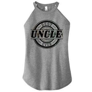 Best Uncle Ever Badge Women's Perfect Tri Rocker Tank