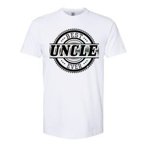 Best Uncle Ever Badge Softstyle CVC T-Shirt